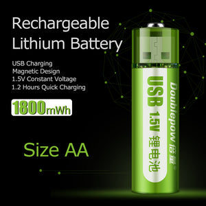 1.5V AA battery 1800mWh USB rechargeable

li-ion battery for remote control mouse small fan

Electric toy battery high capacity