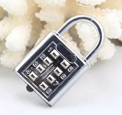 1PC 4 Digit Combination Password Lock Metal Security Lock Suitcase Luggage Coded Lock Cupboard Cabinet Locker Padlock